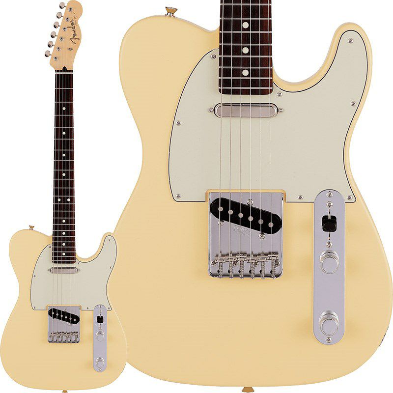 Fender Made in Japan Junior Collection Telecaster Rosewood Satin Vintage  White